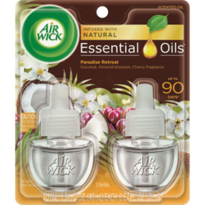 Air Wick Life Scents Scented Oils, Paradise Retreat Scent, 2/Pack (6233891110)
