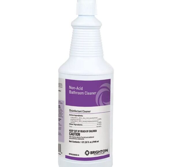 Brighton Professional™ Non-Acid Restroom Cleaner Disinfectant Bathroom Cleaner, Floral Scent, 32 Oz., 12/Ct (BPR325032-ACT)
