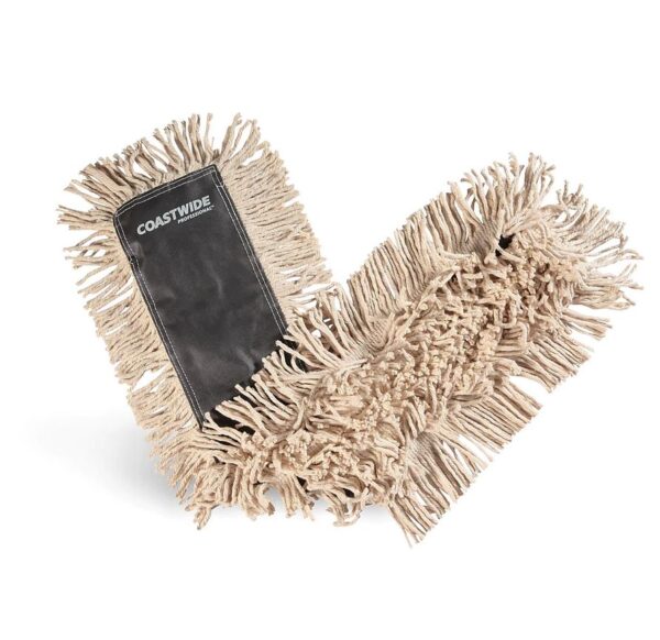 Coastwide Professional™ Economy Cut-End Dust Mop Head, Cotton, 36" x 5", White (CW56758)