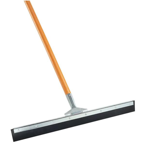 Libman 24"W Straight Floor Squeegee Set, Wood Handle, 6 Pack (CV1038)