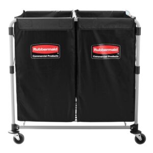 Rubbermaid® Collapsible X-Cart, 2-4 Bushel, Black