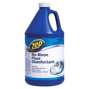Zep Commercial Hardwood/Laminate Floor Cleaner, Liquid, 1 gal (128 fl oz), 4/Carton, Blue