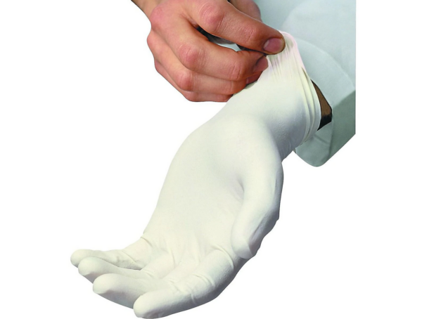 Ambitex L5201 Series Powder-Free Cream Latex Gloves, Medium, 100 Box (LMD5201)(2)