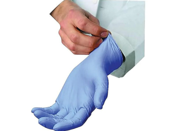 Ambitex N5201 Series Powder Free Blue Nitrile Gloves, XL, 100 Pack, 10 Packs Carton (NXL5201)