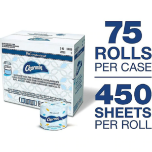 Charmin 2-Ply Standard Toilet Paper, White, 450 Sheets Roll, 75 Rolls Carton (71693)(3)