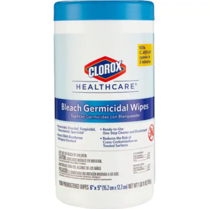 Clorox Healthcare Bleach Germicidal Wipes 150 Canister #479087