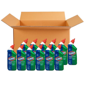 Clorox Toilet Bowl Cleaner with Bleach, Fresh Scent - 24 Ounces, 12 Bottles Case (00031)