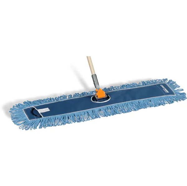 Coastwide Professional™ Looped-End Dust Mop Head, Cotton, 36 x 5, Blue (CW56760)(3)