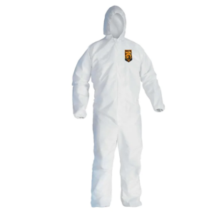 KleenGuard® A40 Liquid and Particle Protection Apparel Coveralls, Hooded, White, Large, 25 CT(6)