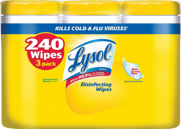 Lysol Disinfecting Wipes, Lemon and Lime Blossom