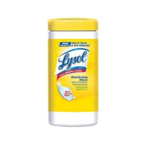 Lysol Disinfecting wipes Lemon & Lime 80Box #599668
