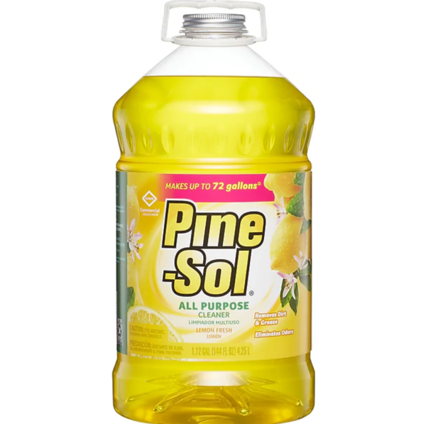 Pine-Sol All Purpose Cleaner, Lemon Fresh, 144 Ounces, 3 Bottles Case (35419)(2)