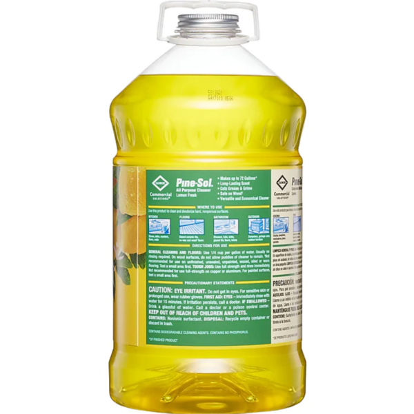 Pine-Sol All Purpose Cleaner, Lemon Fresh, 144 Ounces, 3 Bottles Case (35419)(3)