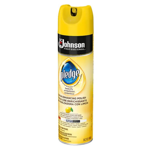 Pledge Beautify Furniture Polish, Lemon, 14.2 Oz. (301168)(2)