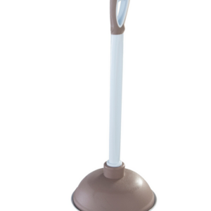 Quickie Plastic Toilet Plunger & Caddy with Microban