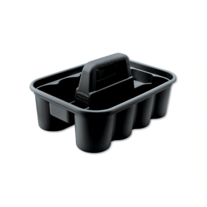Rubbermaid Commercial Products Deluxe Housekeeping Cart Accessory, Black Polypropylene (FG315488BLA)
