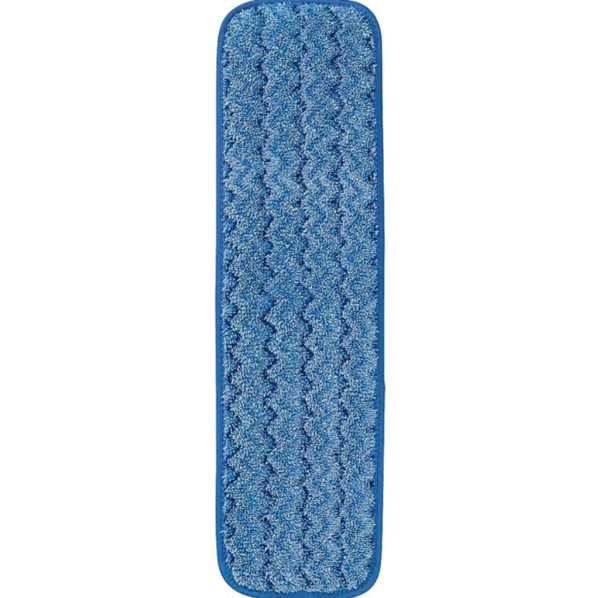 Rubbermaid HYGEN™ Microfiber Damp Mop Pad, Blue, 18 (FGQ41000BL00)