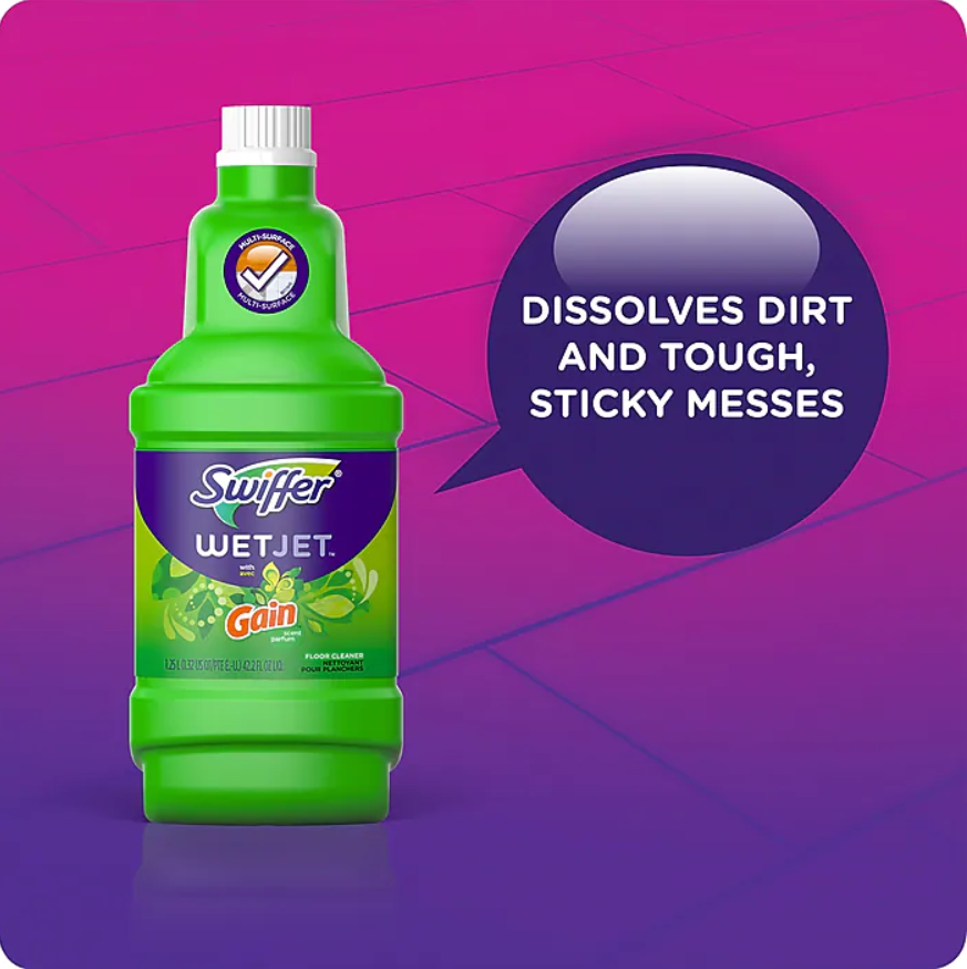Swiffer WetJet Wood Floor Liquid Cleaner Solution Refill, 42.2 fl oz (23682)4