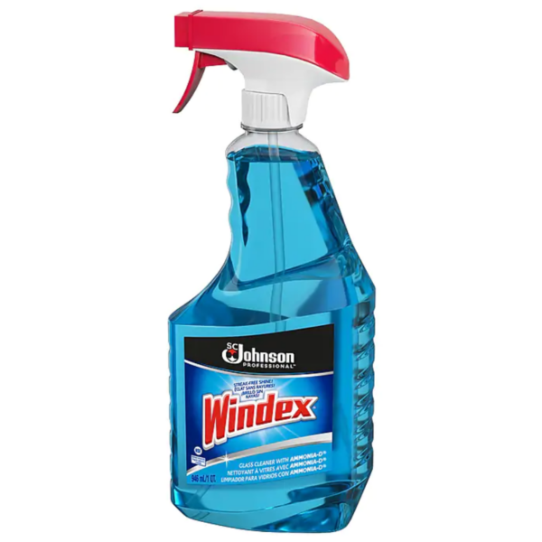 Windex Window & Glass Cleaner, Unscented, 32 Oz.(3)