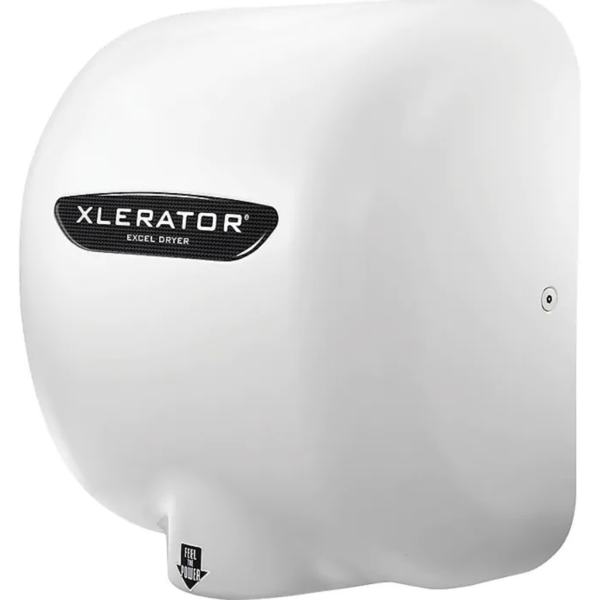 XLERATOR® XL-BWV 208-277V Hand Dryer with Noise Reduction Nozzle, White Thermoset Resin Cover(2)