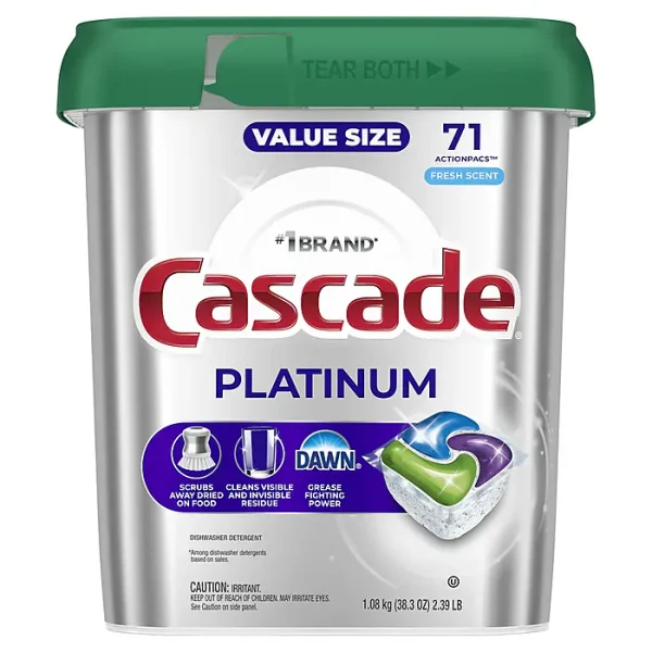 Cascade Dishwashing Detergent Pods